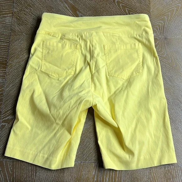 J. MCLAUGHLIN Yellow Pull-On Shorts 4